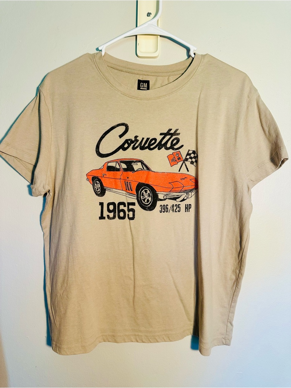General Motors Chevy Corvette Graphic T-shirt. Short Sleeve Tee Size 2XL